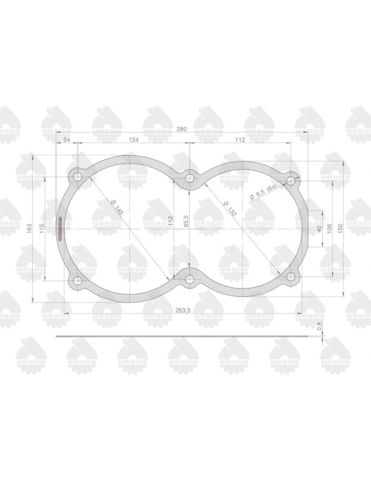 Uszczelka 50419140
40111914
pokrywy sprzęgła - ósemka
AR010320
1