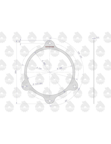 Uszczelka 50525190
mechanizmu różnicowego
 2