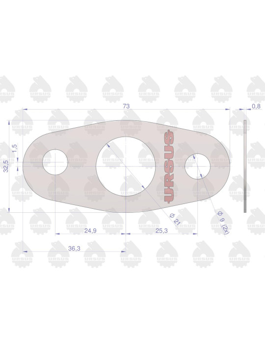 Uszczelka 50552230
przekładni mtg.   80350047
