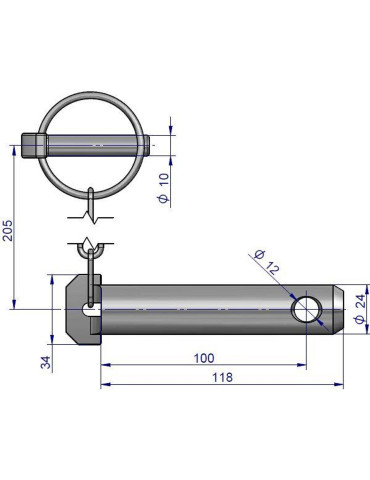 Sworzeń 
46650270
śruby centralnej 466502710

AR010654
 2