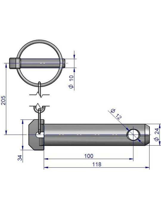 Sworzeń 
46650270
śruby centralnej 466502710

AR010654
