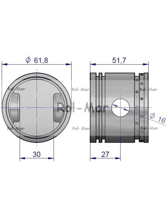 Tłok 50509290
50990430 
sprężarki C-360  83041491 fi 62


011160