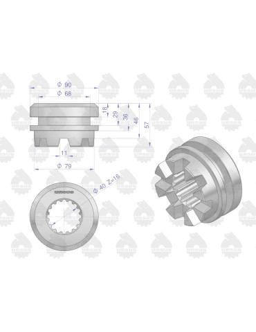 Sprzęgło 50425170
blokady mech.różnicowego
 2
