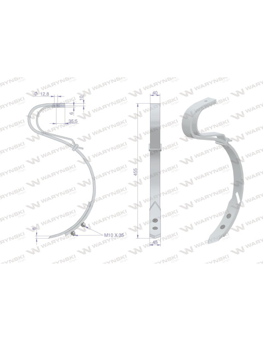 Ząb kultywatora
1410010010 Bagra
