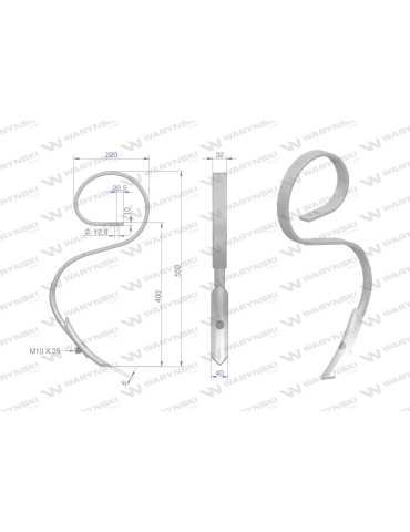 ZĄB AGREGATU UPRAWOWEGO
 TYP S 32x10

W-1417000030
1417000030
 2