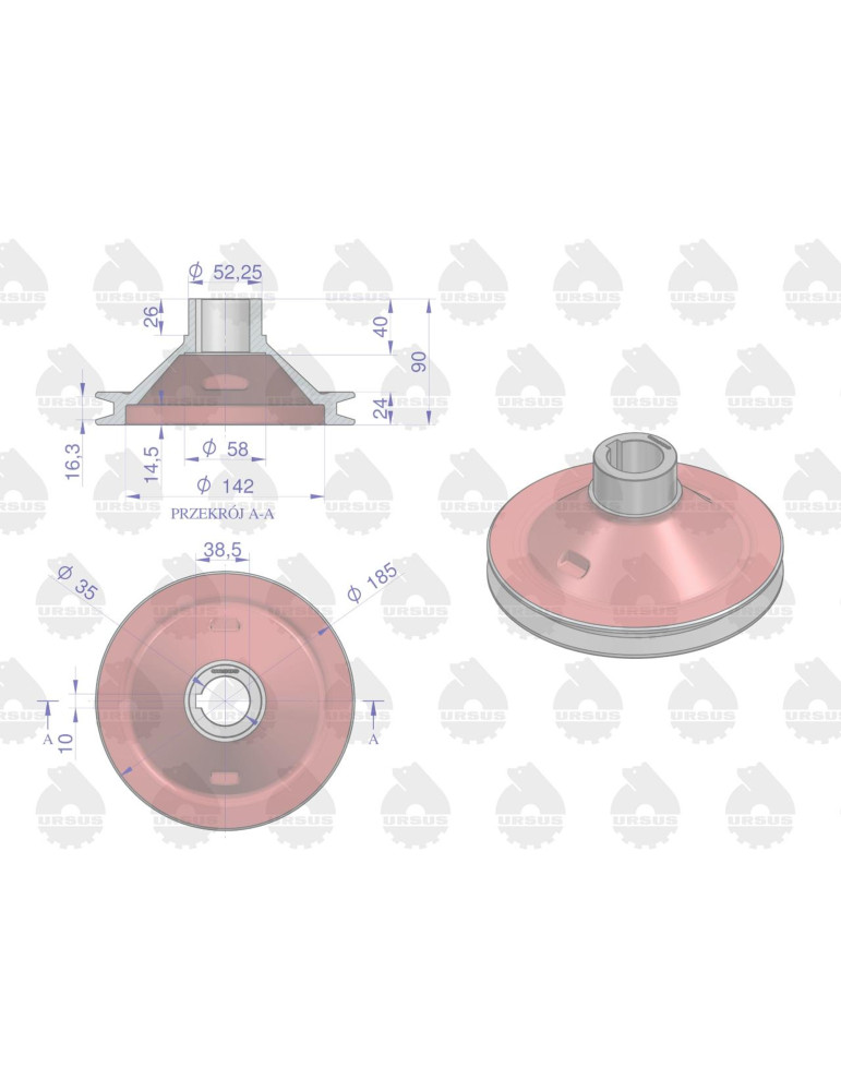 KOŁO 50503241U PASOWE SIMERING
pasowe wału korb. C-360 do pokr.z zimmer
950330    50503241U

AR011609