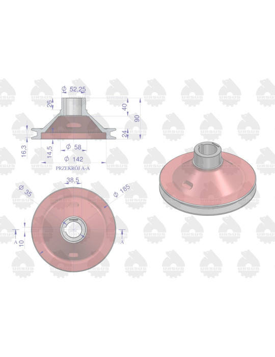 KOŁO 50503241U PASOWE SIMERING
pasowe wału korb. C-360 do pokr.z zimmer
950330    50503241U

AR011609