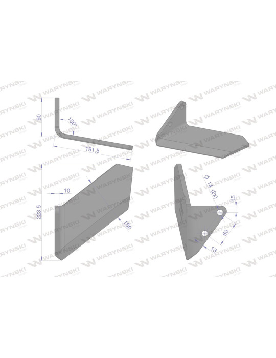 PODCINACZ 34060856 
HORSCH lewy
