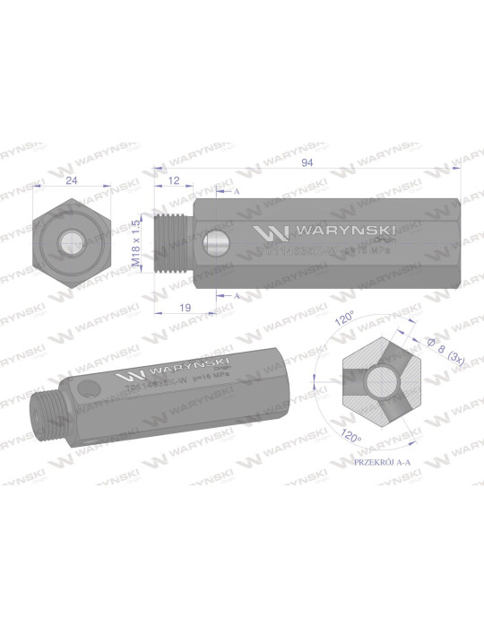 ZAWÓR 70114635 BEZP POM KRÓTKI
nt 16Mpa  krótki gwint
 AR 474308