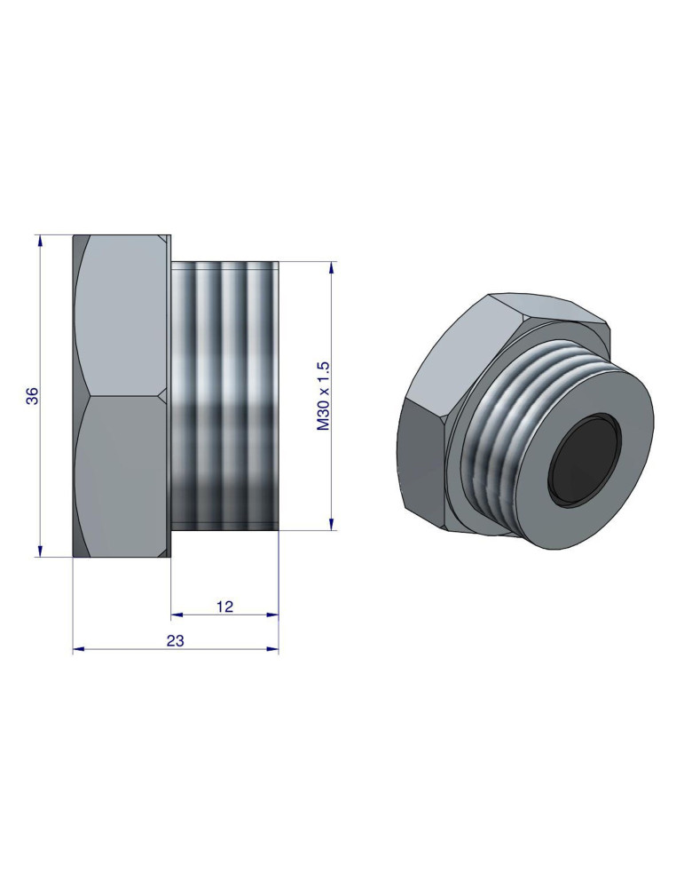 KOREK 30X1,5  MISY
 46418230
M30X1,5 miski olejowej
