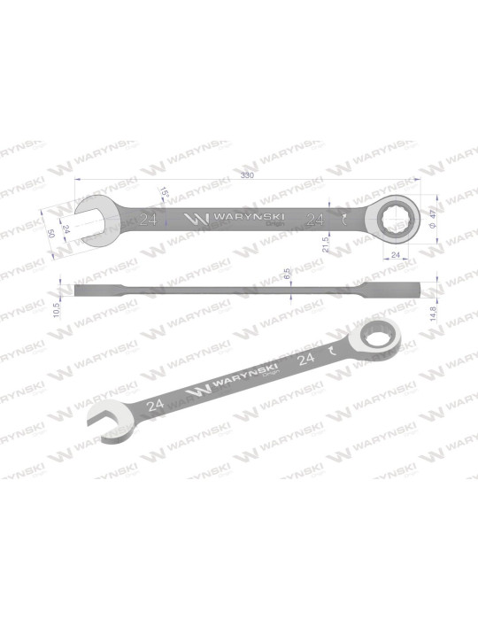 KLUCZ PŁASKO-OCZKOWY 24MM Z GRZECH
WMK063
