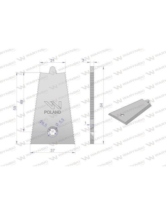 Stalka 5040020490
WKZS64X37
Stalka Bizon 5040002049 WARYŃSKI ( sprzedawane po 50 )