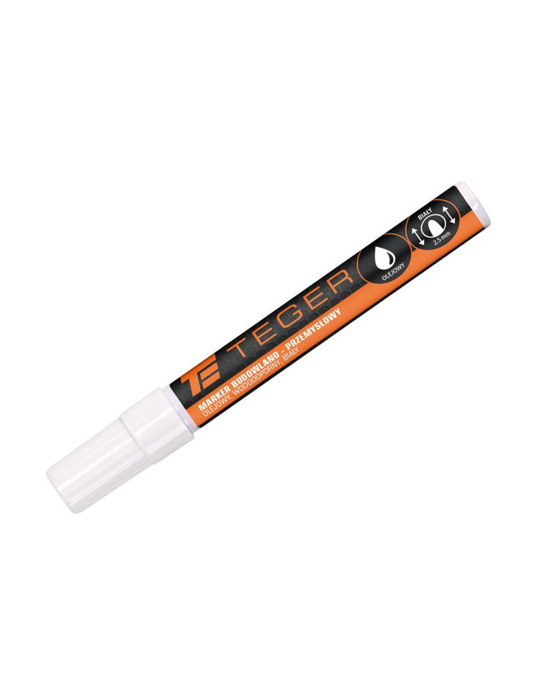 MARKER BUDOWALNY BIAŁY 2,5MM
T-W-NBMAR004

Marker budowlano - przemysłowy - biały (końcówka okrągła 2.5 mm. tusz b...