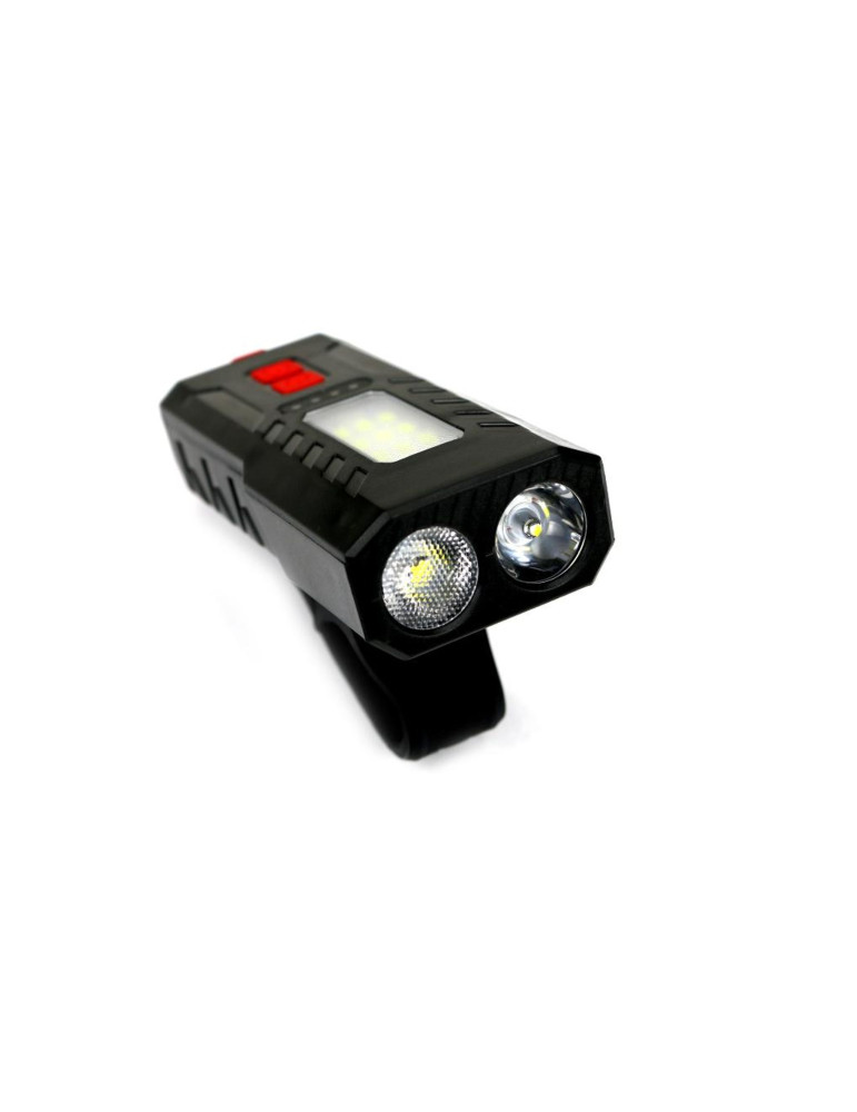 LATARKA ROWEROWA PRZEDNIA 
Lampa rowerowa LED przednia zdwojona z powerbankiem 4000 mAh i funkcją RED ładowana USB T...