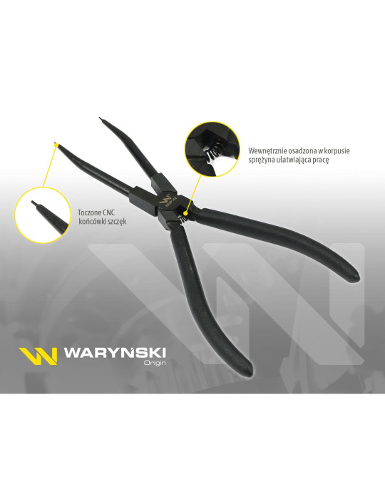 SZCZYPCE OSADCZE 8" WEWN. WMP142
WMP142
Specjalistyczne szczypce z długimi szczękami do pierścieni osadczych 8" wew...