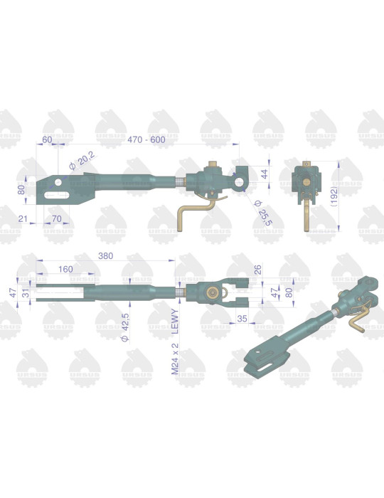WIESZAK 46650110 PL
z korbka prawy polski
