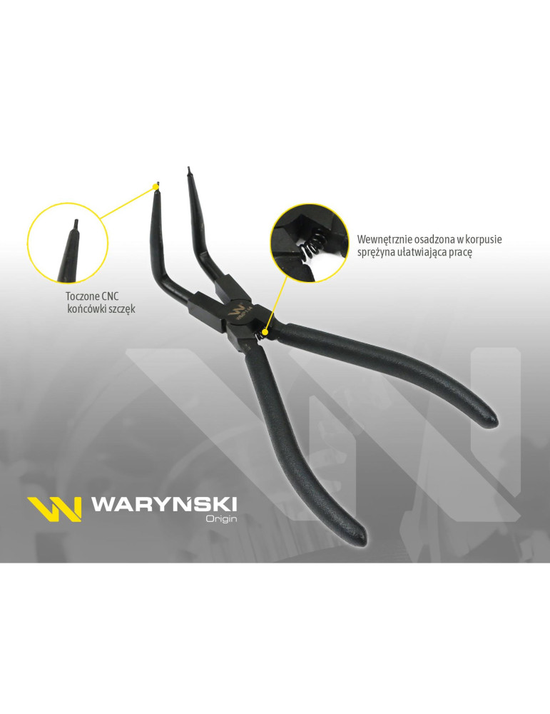 SZCZYPCE OSADCZE 8" WEWN. WMP144
WMP144
Specjalistyczne szczypce z długimi szczękami do pierścieni osadczych 8" wew...