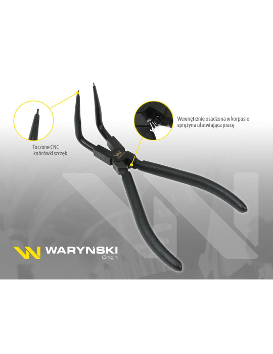 SZCZYPCE OSADCZE 8" WEWN. WMP144
WMP144
Specjalistyczne szczypce z długimi szczękami do pierścieni osadczych 8" wew...