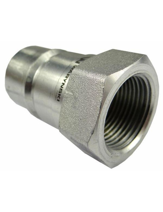 SZYBKOZŁĄCZE HYDR. WTYCZKA G3/4"BSP
Szybkozłącze hydrauliczne wtyczka G3/4"BSP gwint wewnętrzny ISO 7241-A Waryński
...