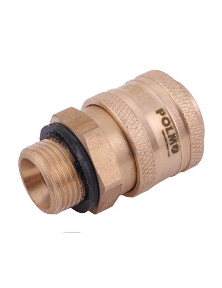 SZYBKOZŁĄCZE PNEUMAT GW.Z. 1/4"
Szybkozłącze pneumatyczne P26 NW7.2 gniazdo 1/4"BSP gwint zewnętrzny POLMO ( sprzeda...