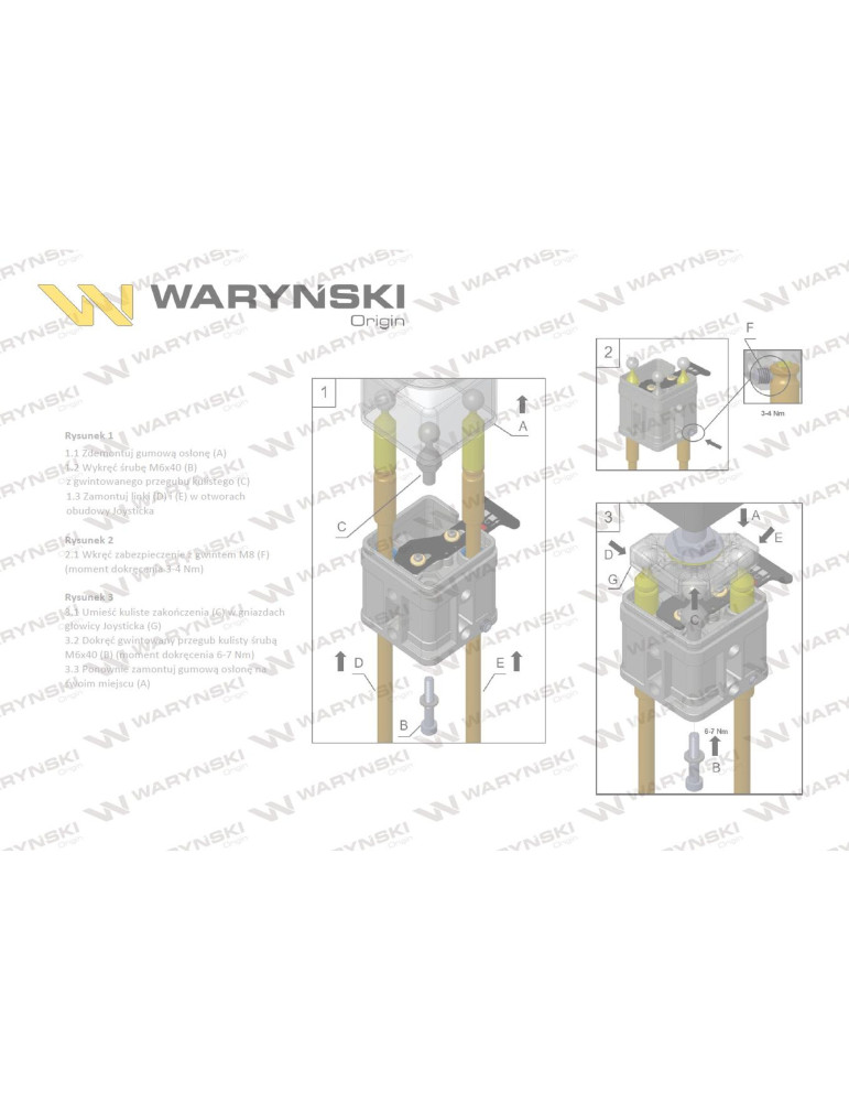 JOYSTICK POD LINKI  KULKA+PRZYCISK
Joystick pod linki zakończone kulką z 1 przełącznikiem (z przyciskiem na kulkę. I...
