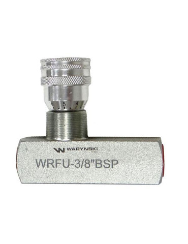 ZAWÓR DŁAWIĄCO-ZWROTNY 3/8"
WRFU-3/8BSP
Dławienie działa tylko w jednym kierunku. W kierunku przeciwnym wbudowany z... 2