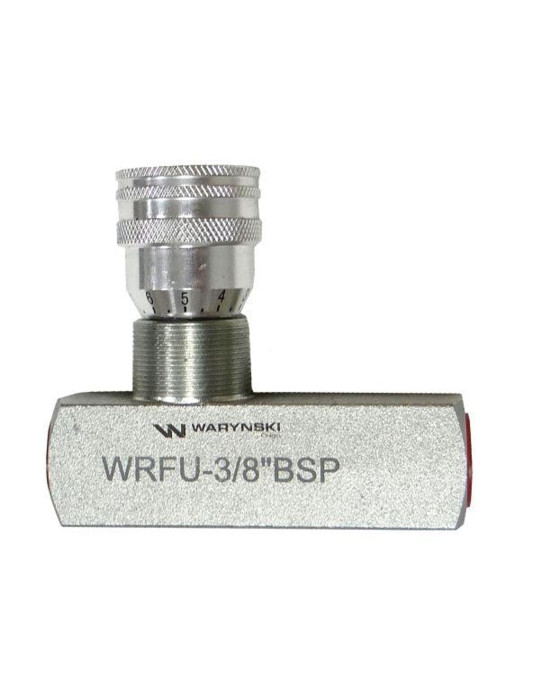 ZAWÓR DŁAWIĄCO-ZWROTNY 3/8"
WRFU-3/8BSP
Dławienie działa tylko w jednym kierunku. W kierunku przeciwnym wbudowany z...
