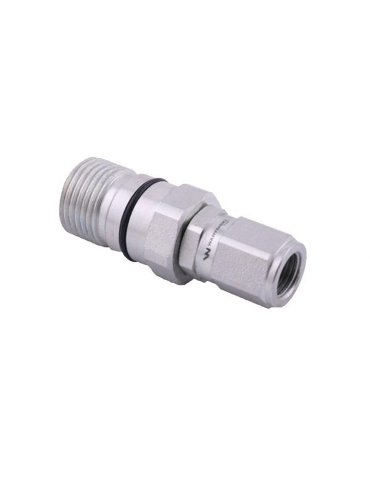 SZYBKOZŁĄCZE HS SKRĘC 1/4" GNIAZD
Szybkozłącze hydrauliczne skręcane gniazdo G1/4"BSP gwint wewnętrzny 300bar Waryńs...