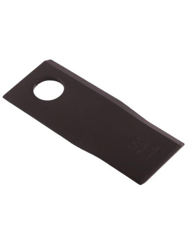 NÓŻ 120X49X4 LEWY FI21 434975 
Nóż. nożyk kosiarka lewy 120x49x4mm otwór 21 zastosowanie 434975 Pottinger WARYŃSKI (...