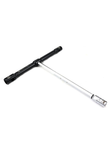 Klucz krzyżowy składany do kół Waryński
Indeks WMK009
Klucz krzyżowy składany 1/2 cala z integralnymi nasadkami 17,...