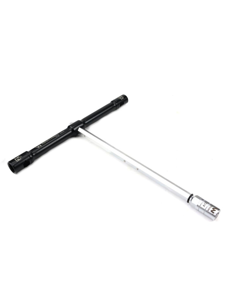 Klucz krzyżowy składany do kół Waryński
Indeks WMK009
Klucz krzyżowy składany 1/2 cala z integralnymi nasadkami 17,...