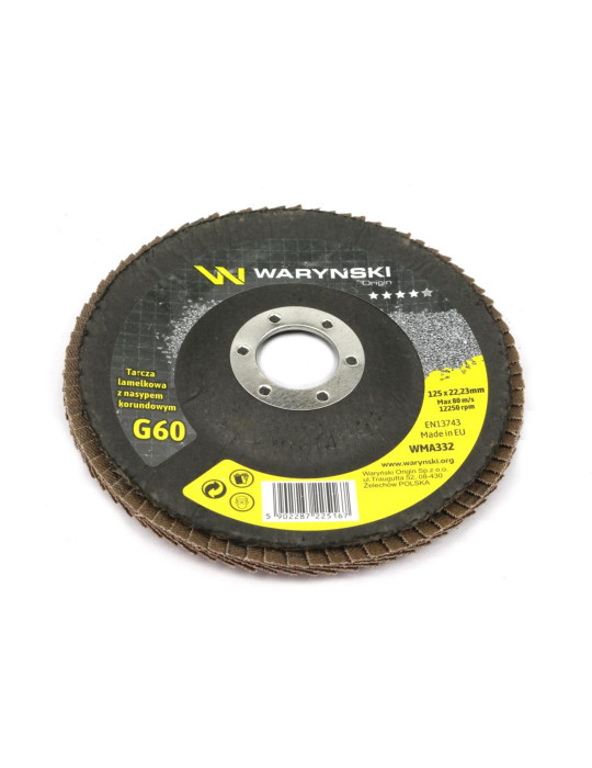 TARCZA LAMELKOWA 125MM GR60
Tarcza do szlifierki 125 mm lamelkowa z elektrokorundem GR60 (sprzedawana po 10 szt.) Wa...