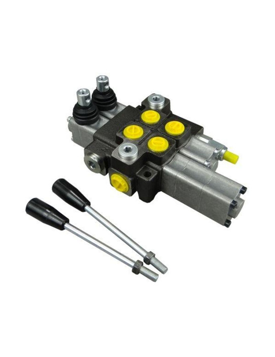 ROZDZIELACZ HYDRAUL.2-SEKC 40L1- pływająca
W-ROZ40L/2X1P
	Rozdzielacz hydrauliczny 2-sekcyjny max przepływ 40L 1-se...