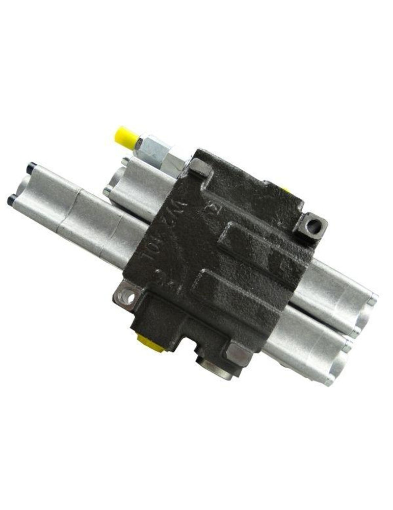 ROZDZIELACZ HYDRAUL.2-SEKC 40L1- pływająca
W-ROZ40L/2X1P
	Rozdzielacz hydrauliczny 2-sekcyjny max przepływ 40L 1-se...