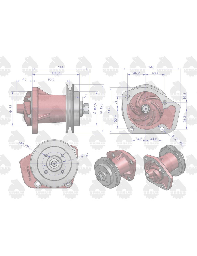 POMPA WODY STOŻEK 6-CYL OEM
wysoka 1 pasek stoż. wir. 86017999AGRO-RAMI
1201   AR 160196   VI cyl.
WIRNIK 87MM  us...