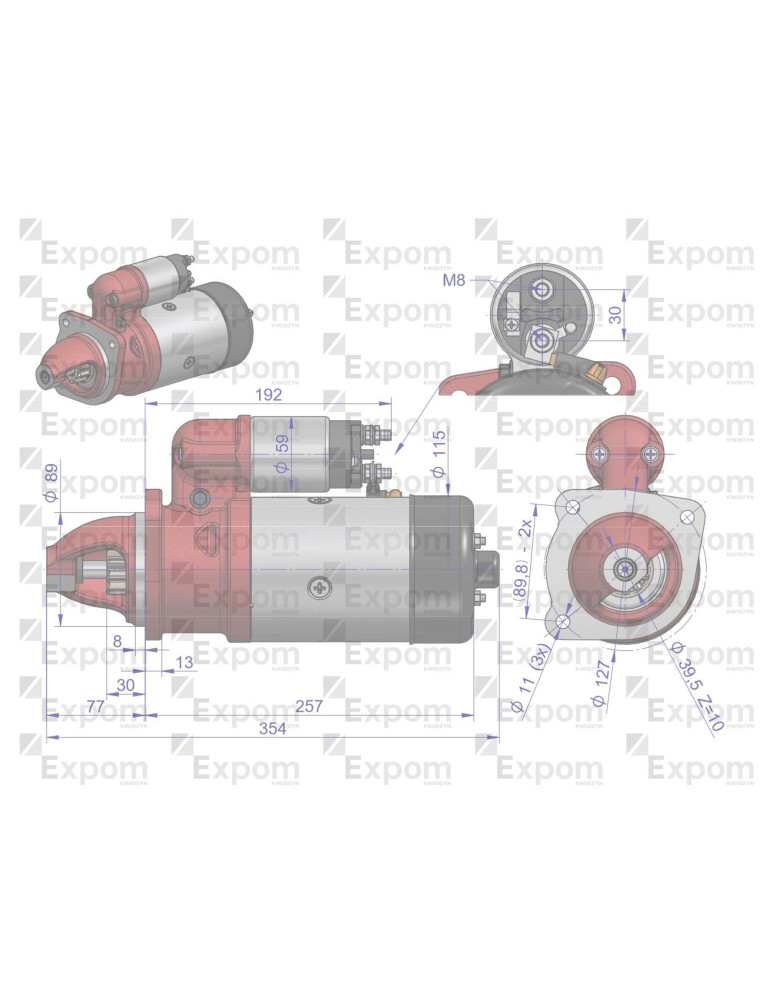 Rozrusznik R-11G EXPOM
EX-163000EX
1447834M91EX -MODEL WYCOFANY\
EX-163000EX AKTUALNY
Rozrusznik R11G 12V 3kW MF4...
