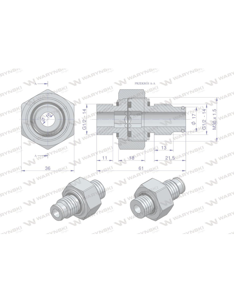 TULEJA ŁĄCZĄCA ROZDZIELACZ 40L WARY
TULEJA CIŚNIENIOWA ŁACZNIK ROZDZIELACZA
Tuleja ciśnieniowa łącząca rozdzielacze...