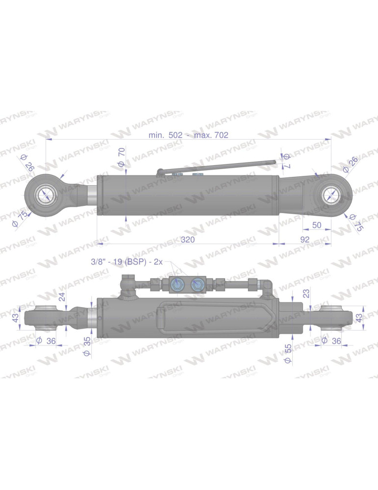 ŁĄCZNIK CENTRALNY HYDR C360/C330
oko oko
Łącznik Centralny Hydrauliczny C-330.360.C-360.3P z zestawem przewodów hyd...