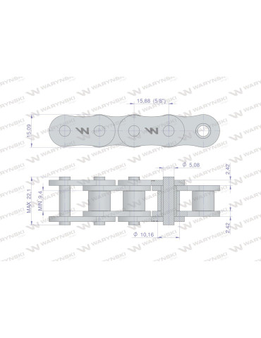 ŁAŃCUCH 10AH-1 5/8 R1 2,5M WARYŃSKI

Łańcuch rolkowy wzmocniony przemysłowy 10AH-1 ANSI A 50H (R1 5/8) 2.5m Waryńsk... 2