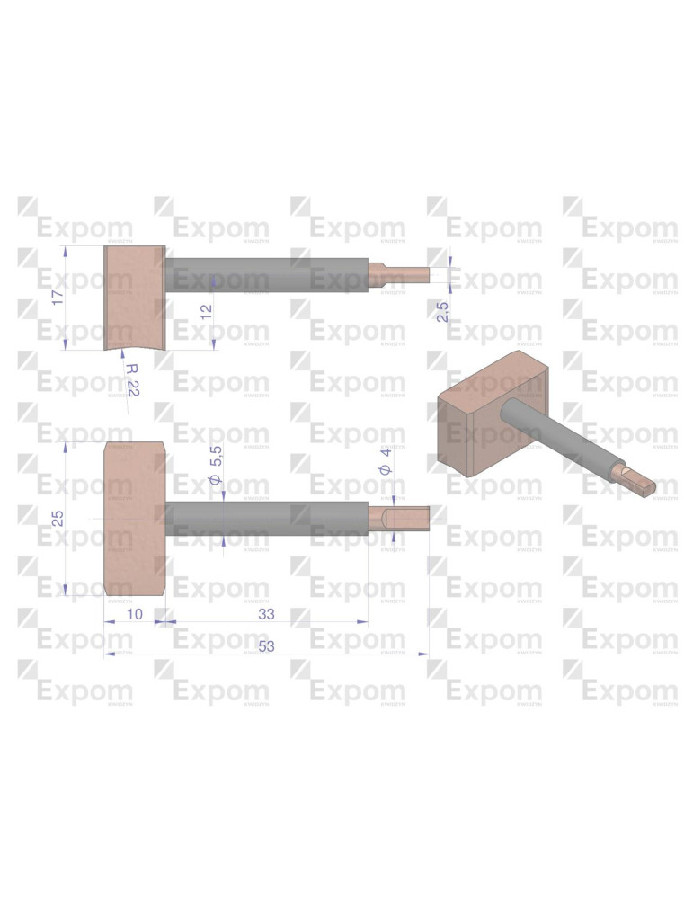 SZCZOTKI R11A C-360 N.T 
Indeks 46657004EX
Komplet szczotek rozrusznika 2005834177. 46657000 C-330 C-360 ZETOR Nowy...