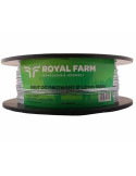 DRUT OGRODZ.500M OCYNKOWANY ROYAL FARM
Drut (szpula) do pastucha 500m ocynkowany fi 1.2 mm ROYAL FARM RM-105010018
...