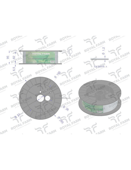 DRUT OGRODZ.500M OCYNKOWANY ROYAL FARM
Drut (szpula) do pastucha 500m ocynkowany fi 1.2 mm ROYAL FARM RM-105010018
...