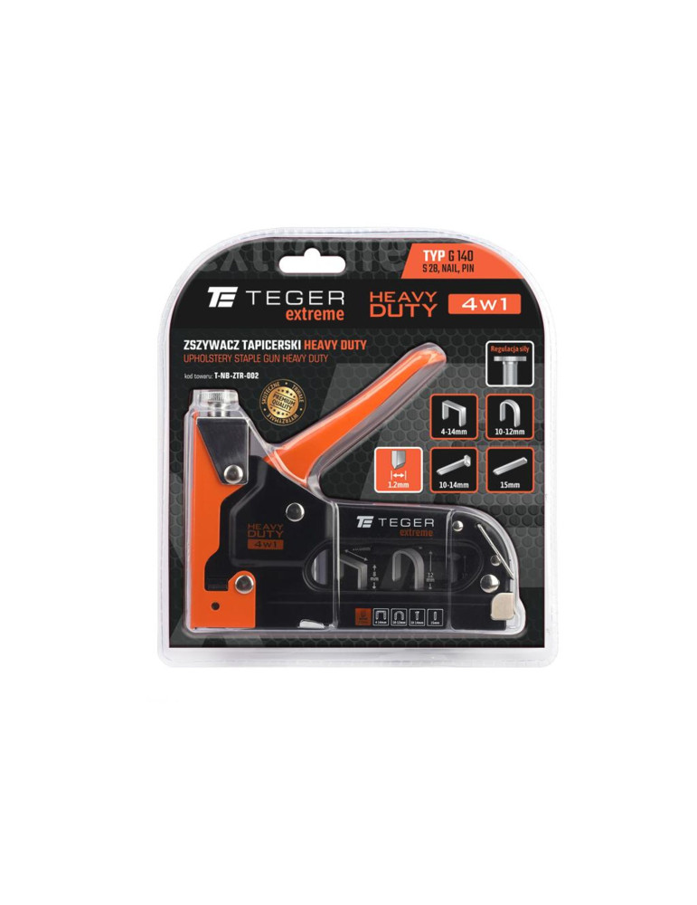 ZSZYWACZ TAPICERSKI HEAVY DUTY 4W1 
T-NB-ZTR-002

Zszywacz tapicerski HEAVY DUTY 4w1 (typ G/140, S28, NAIL, PIN) /...