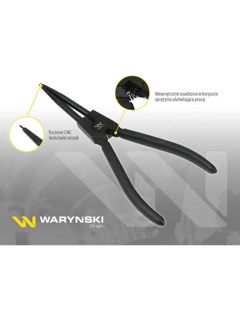 SZCZYPCE OSADCZE 8" ZEWN. WMP141
WMP141
Specjalistyczne szczypce z długimi szczękami do pierścieni osadczych 8" zew...