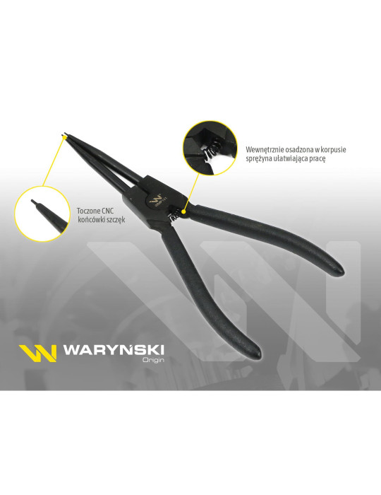 SZCZYPCE OSADCZE 8" ZEWN. WMP141
WMP141
Specjalistyczne szczypce z długimi szczękami do pierścieni osadczych 8" zew...