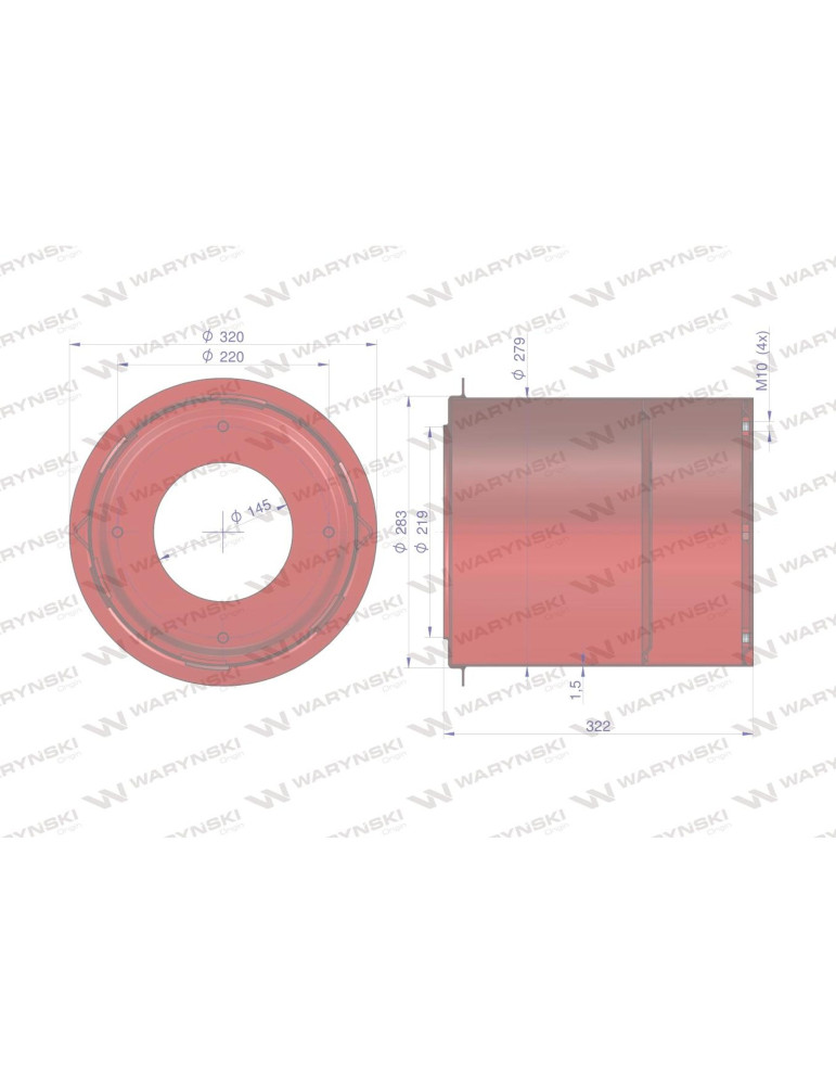 OSŁONA 5036010720
 BĘBNA WARYŃSKI
kociołek