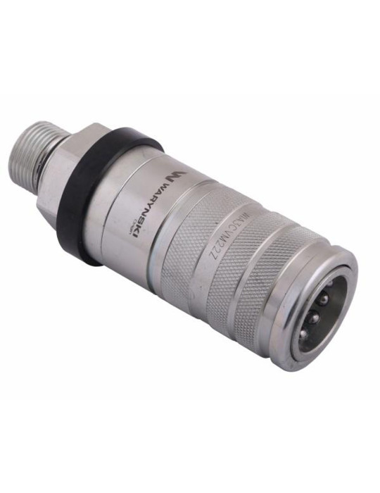 SZYBKOZŁĄCZE ZRYWALNE 22X1,5
WIA3CVM22Z
Szybkozłącze hydrauliczne zrywalne seria WIA3CV (3CFPV) gniazdo M22x1.5 gwi...