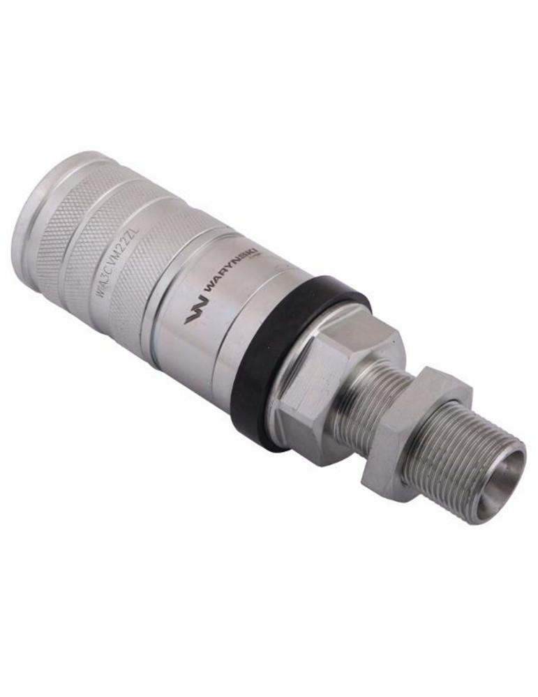 SZYBKOZŁĄCZE HYDRAULICZNE ZRYWALNE
m22x1,5
Szybkozłącze hydrauliczne zrywalne seria WIA3CV (3CFPV) gniazdo M22x1.5...