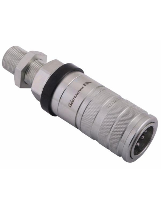 SZYBKOZŁĄCZE HYDRAULICZNE ZRYWALNE
m22x1,5
Szybkozłącze hydrauliczne zrywalne seria WIA3CV (3CFPV) gniazdo M22x1.5...