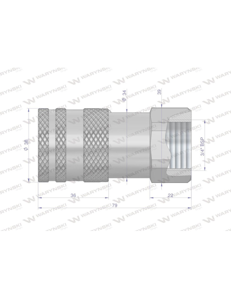 SZYBKOZŁĄCZE SUCH GNIAZDO 1/2"-3/4"
SZYBKOZŁĄCZE SUCH GNIAZDO 1/2" 24,5  
Szybkozłącze hydrauliczne suchoodcinające...